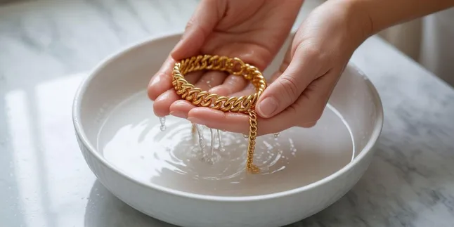 Cara Mencuci Emas Muda Biar Kuning Lagi