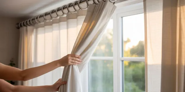 Cara Mencuci Gorden Ring yang Benar dan Aman