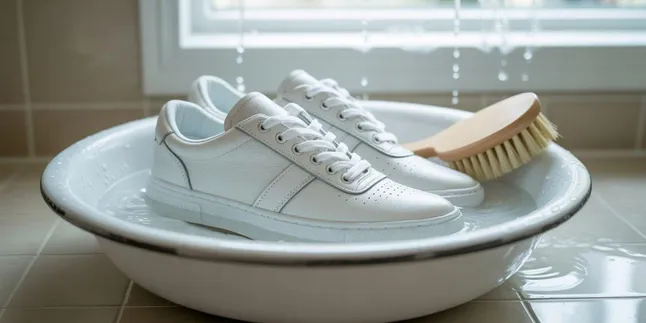 Cara Mencuci Sepatu Putih Agar Tidak Rusak