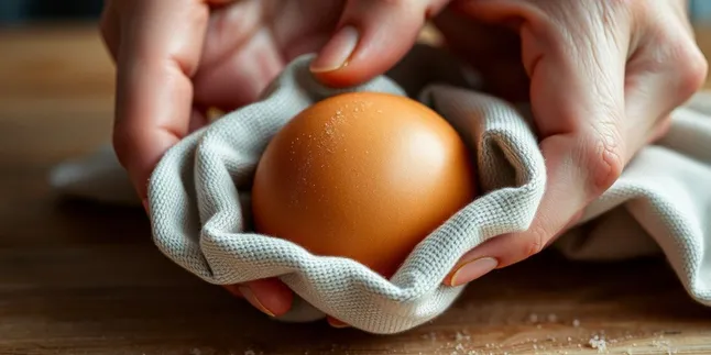 Cara Mencuci Telur yang Benar