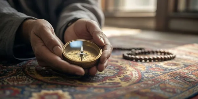 Cara Menentukan Kiblat Menggunakan Kompas