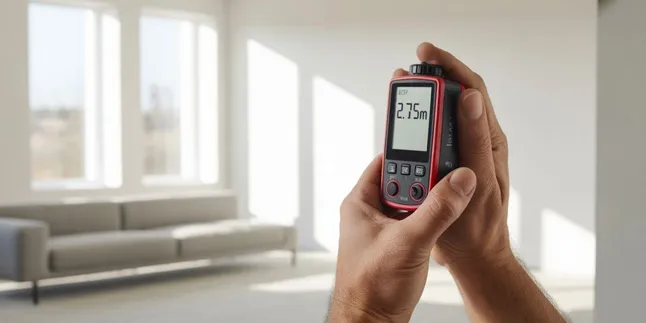 Cara Menggunakan Meteran Laser