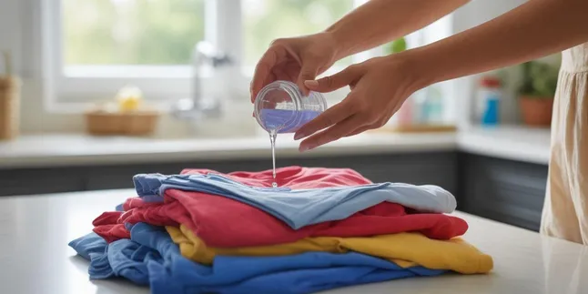 Cara Menggunakan Vanish Cair untuk Baju Berwarna