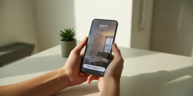 Cara Menggunakan Virtual Background di Zoom HP