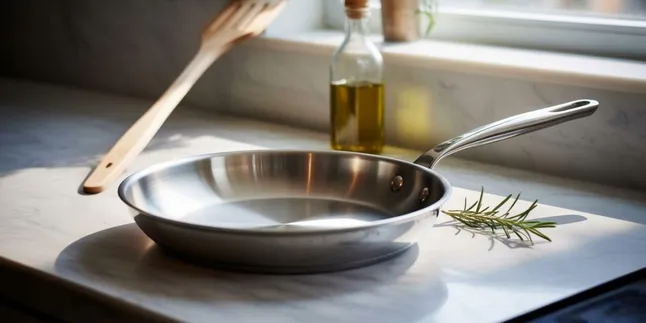 Cara Menggunakan Wajan Stainless Baru Agar Tidak Lengket dan Awet