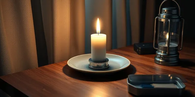 Cara Menghemat Lilin Saat Mati Lampu