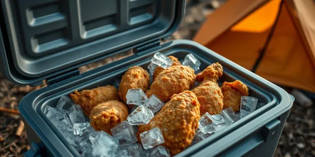 Cara Menyimpan Ayam Goreng di Kulkas dan Tanpa Kulkas