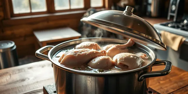 Cara Menyimpan Ayam yang Sudah Direbus di Kulkas dan Tanpa Kulkas