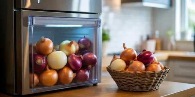 Cara Menyimpan Bawang di Kulkas dan Tanpa Kulkas