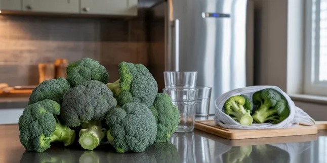 Cara Menyimpan Brokoli di Kulkas dan Tanpa Kulkas