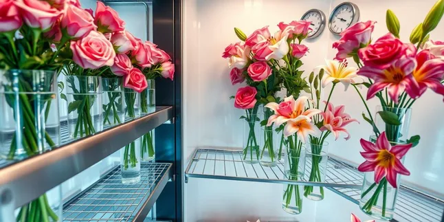 Cara Menyimpan Bunga di Kulkas dan Tanpa Kulkas Agar Tetap Segar