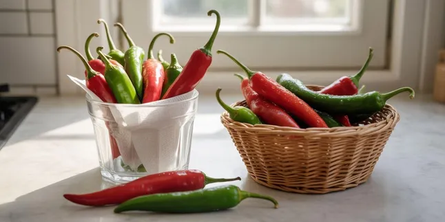 Cara Menyimpan Cabai Agar Awet di Kulkas dan Tanpa Kulkas