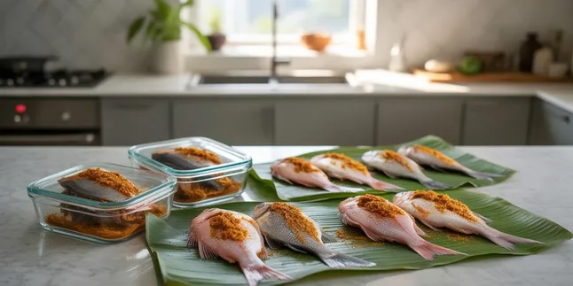 Cara Menyimpan Ikan yang Sudah Dibumbui di Kulkas dan Tanpa Kulkas
