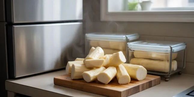 Cara Menyimpan Singkong Rebus di Kulkas dan Tanpa Kulkas