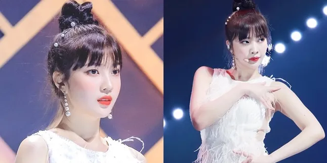 Cara Unik Joy Red Velvet Pakai Kalung Jadi Hiasan Rambut, Tampil Begitu Glowing dan Glamor! Cara Unik Joy Red Velvet Pakai Kalung Jadi Hiasan Rambut, Tampil Begitu Glowing dan Glamor!