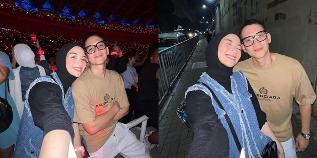 Citra Kirana and Rezky Aditia's Story When Watching Coldplay - Lucky to Get Tickets During Concert Moments