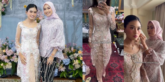 Namira Adjani's Story Prepares Engagement Dress, Wearing Fabric Inherited from Alya Rohali - Grandmother's 40-Year-Old Hairpin