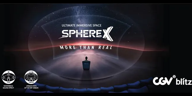 CGV Blitz Hadirkan Teknologi Sphere X Terbesar di Dunia