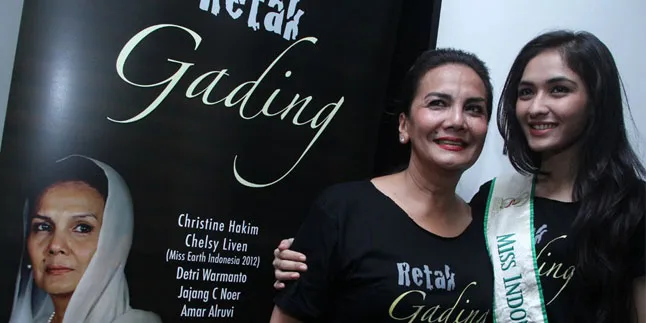 Chelsy Liven Minder Berakting Bareng Christine Hakim