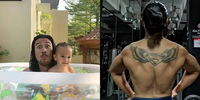 Chicco Jerikho Unggah Foto Punggung Kekar dengan Tato Lambang Superman Chicco Jerikho Unggah Foto Punggung Kekar dengan Tato Lambang Superman