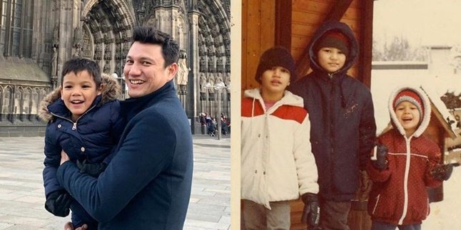 Christian Sugiono Shares Childhood Photo with Sibling, Can You Guess Which One?