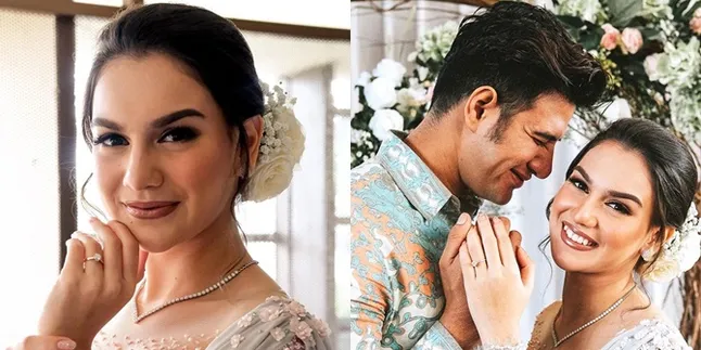 Cincin Lamaran Irish Bella dengan Ammar Zoni, Berhias Berlian & Emas Putih
