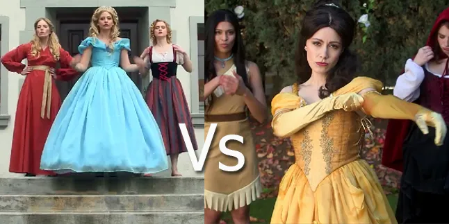 Cinderella dan Belle Perang Rap, Gimana Jadinya? Gokil Abis!