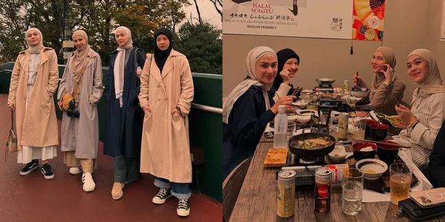 Circle Pertemanan Natasha Rizky - Ratna Galih yang Kompak, Trip Bareng ke Jepang Circle Pertemanan Natasha Rizky - Ratna Galih yang Kompak, Trip Bareng ke Jepang