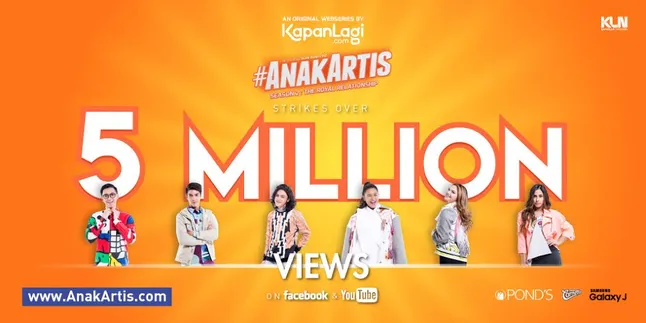 Congrats! #AnakArtis2 Sukses Tembus Angka 5 Juta Viewers Congrats! #AnakArtis2 Sukses Tembus Angka 5 Juta Viewers