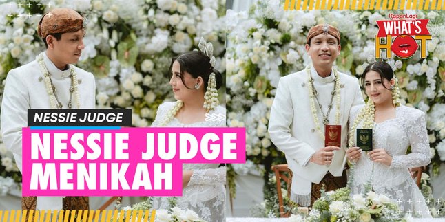 Congrats! Nessie Judge Gets Married, Looking Beautiful in a White Kebaya