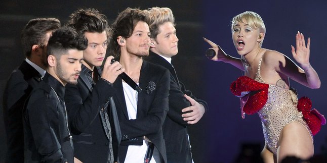 Congrats! One Direction & Miley Cyrus Pecahkan Rekor Dunia