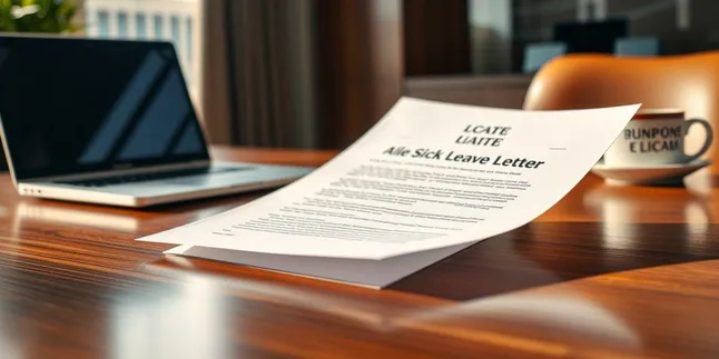 Contoh Surat Izin Kerja Karena Sakit