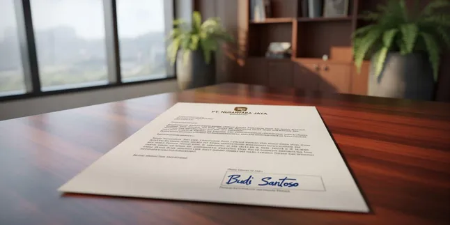 Contoh Surat Keterangan Kerja dari Atasan