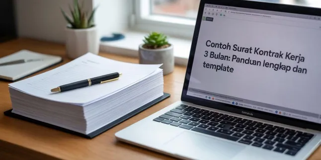 Contoh Surat Kontrak Kerja 3 Bulan: Panduan Lengkap dan Template