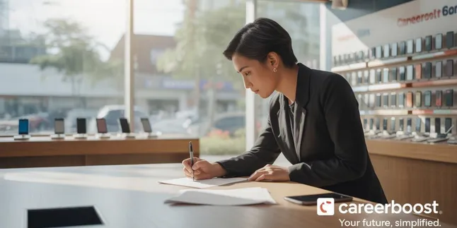 Contoh Surat Lamaran Kerja di Konter HP