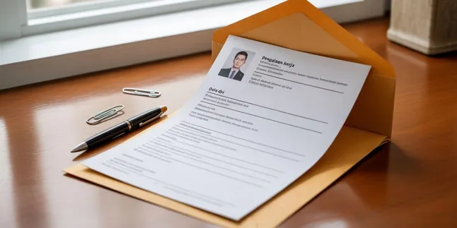 Contoh Surat Lamaran Kerja di Map atau Amplop Coklat