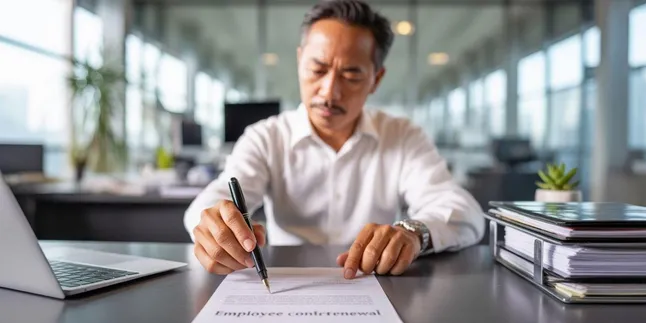 Contoh Surat Perpanjangan Kontrak Kerja Karyawan Pabrik