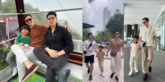 Boys Time, Ini 7 Potret Liburan Verrell Bramasta Bareng Adik Kandung dan Tiri