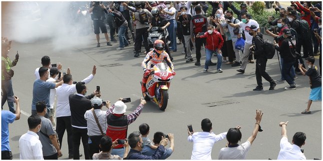 Only Doing These 4 Things, Marc Marquez Successfully Makes Fans in Indonesia Melting