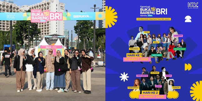 List of Categories and Ticket Prices for KapanLagi Buka Bareng BRI Festival 2025, More Crowded, More Affordable!