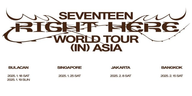 List of Upcoming K-Pop Concerts and Fan Meetings in 2025 in Jakarta Indonesia, SEVENTEEN Will Come Again