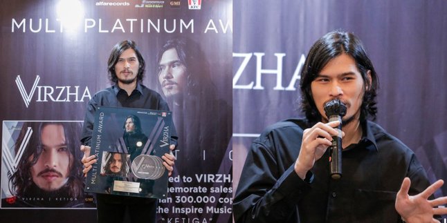 Dapat Penghargaan Multi Platinum Award, Virzha Akui Belum Merasa Puas - Ingin Lebih Banyak Eksplor dalam Bermusik