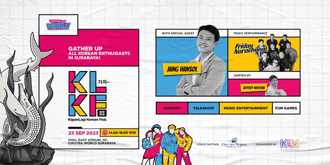 Get Freebies and the Opportunity to Play Games with Jang Hansol at KapanLagi Korean Festival Surabaya