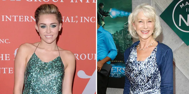 Dari Twerking Hingga Bikini, Miley Cyrus - Helen Mirren Kembar! Dari Twerking Hingga Bikini, Miley Cyrus - Helen Mirren Kembar!