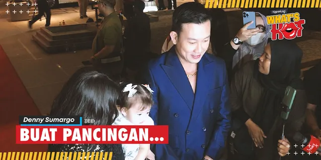 Arriving Together with His Child and Wife at Luna Maya's Reception, This is Denny Sumargo's Hidden Meaning