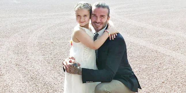 David Beckham Ajak Harper & Cruz Liburan ke Winter Wonderland