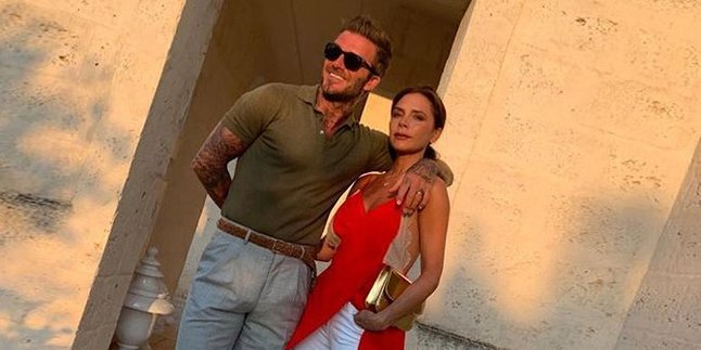 David Beckham and Victoria Beckham Caught Hugging and Kissing Affectionately in Public