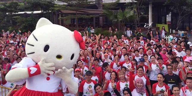 Dekatkan Diri Dengan Fans, Hello Kitty Gelar Fun Running