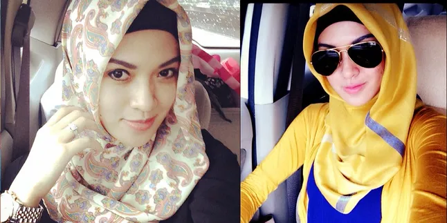 Delia Septianti Pakai Hijab, Suami Makin Romantis