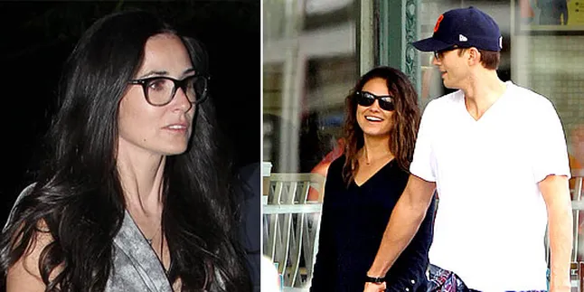 Demi Moore Benci Melihat Ashton Kutcher - Mila Kunis